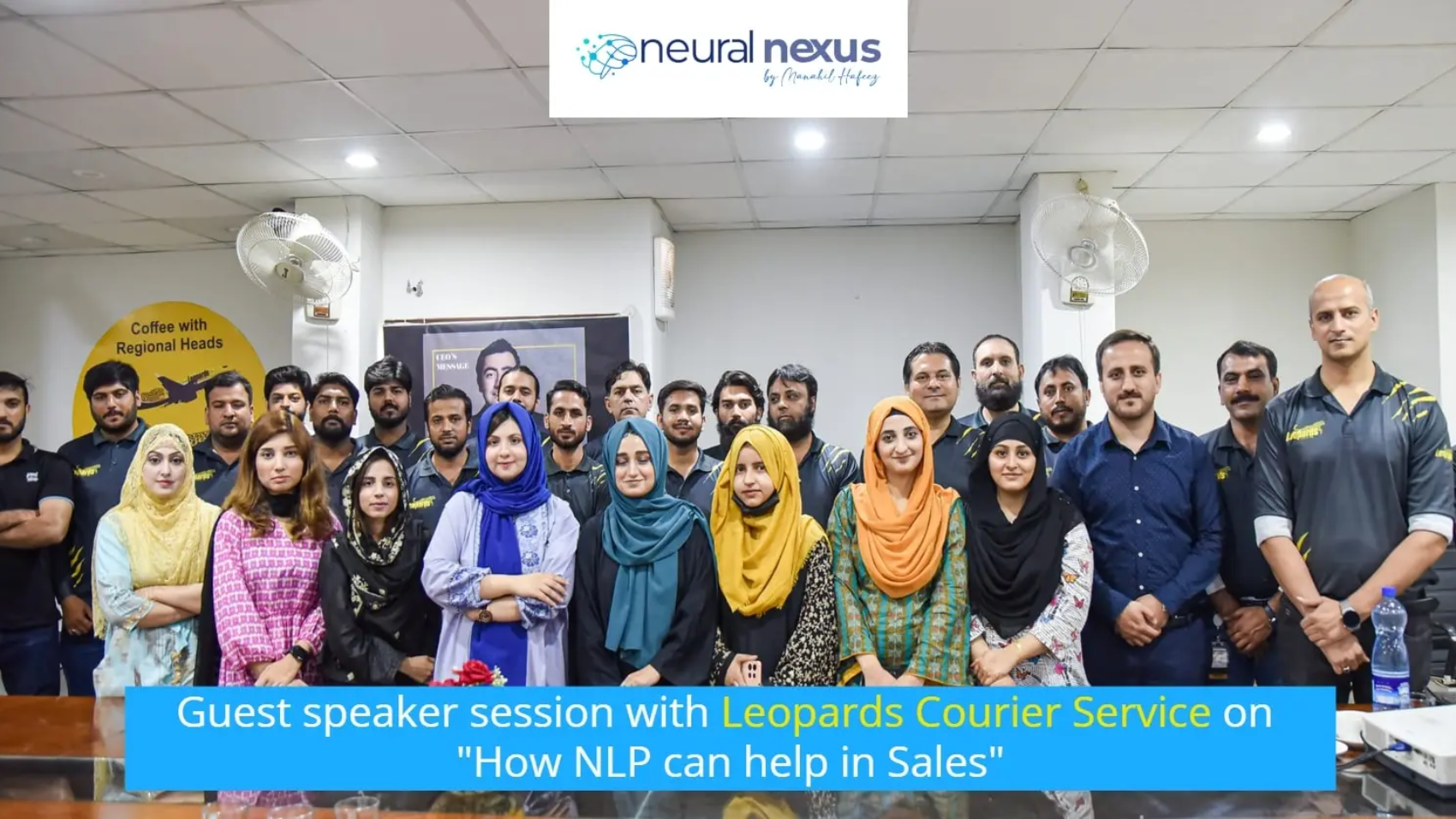 Guest speaker session with Leopards Courier Service on _How NLP can help in Sales_