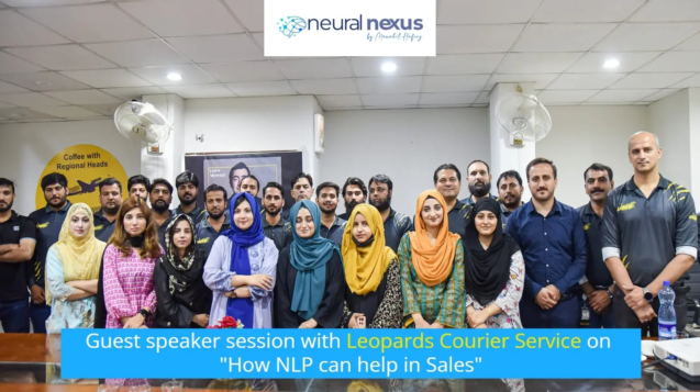 Guest speaker session with Leopards Courier Service on _How NLP can help in Sales_