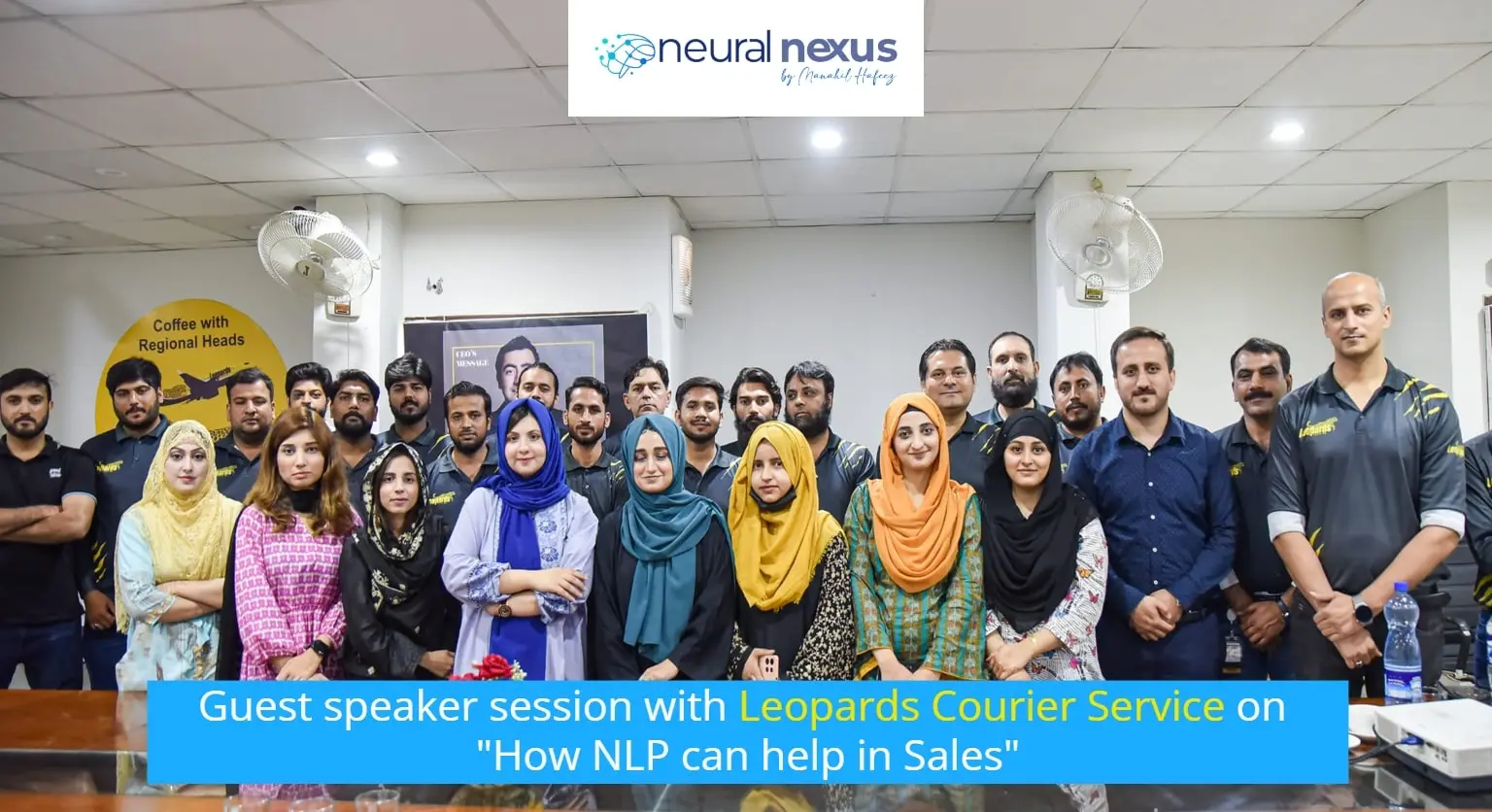 Guest speaker session with Leopards Courier Service on _How NLP can help in Sales_