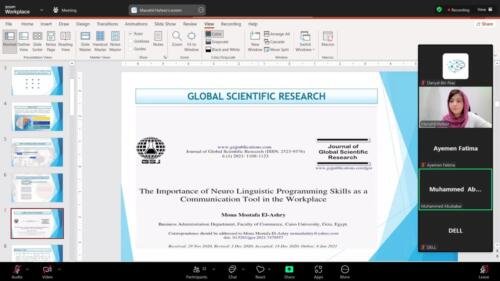 Webinar on Neuro-Linguistic Programming (NLP) at IMS BZ, Multan